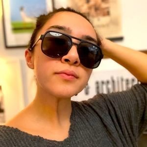 Le Specs Black Cousteau Sunglasses